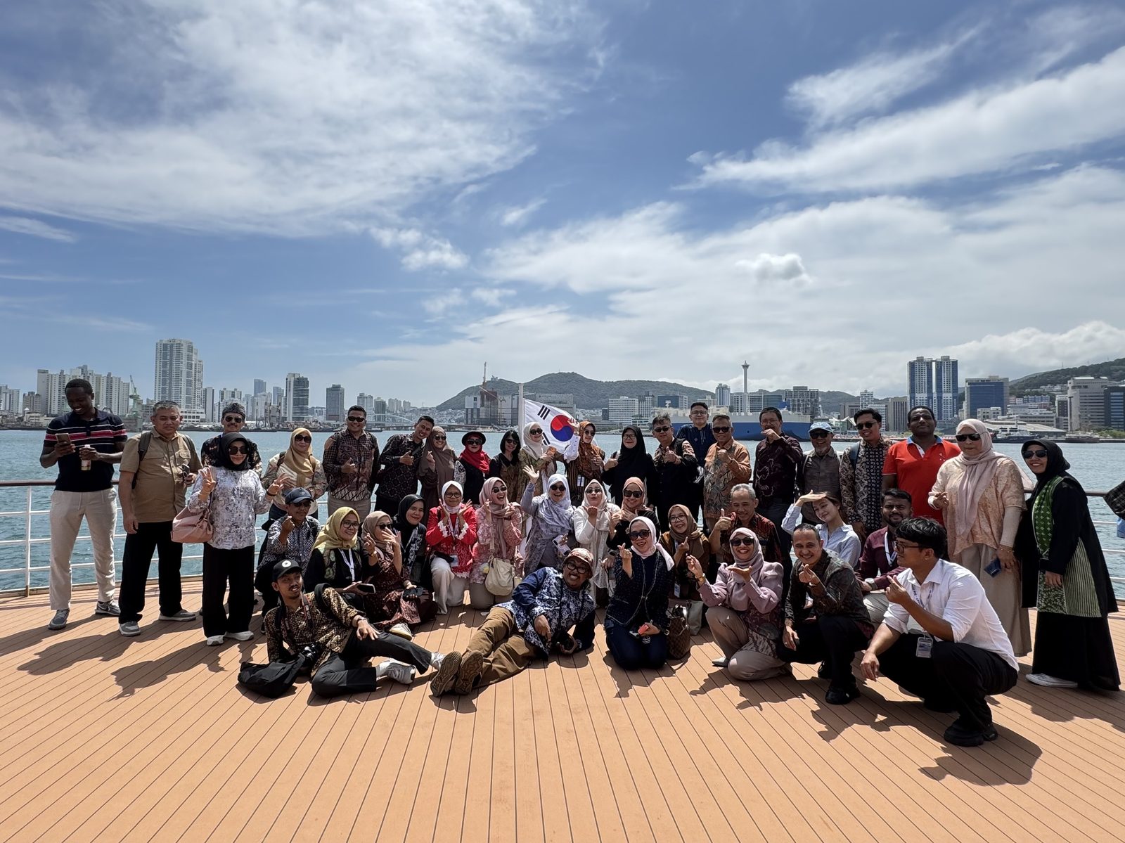 Scholarvein delegates in Busan, South Korea